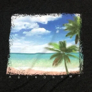 ASTRONOMY Men’s Dark Grey Graphic Shirt